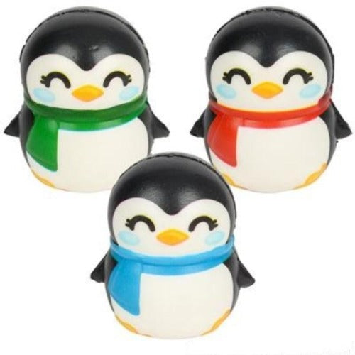 4 Squish Holiday Penguin