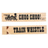 5.75" Wooden Train Whistle | PartyGlowz