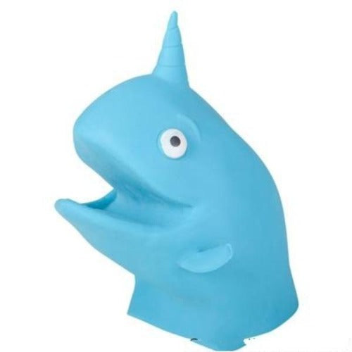 4 Narwhal Rubber Hand Puppet