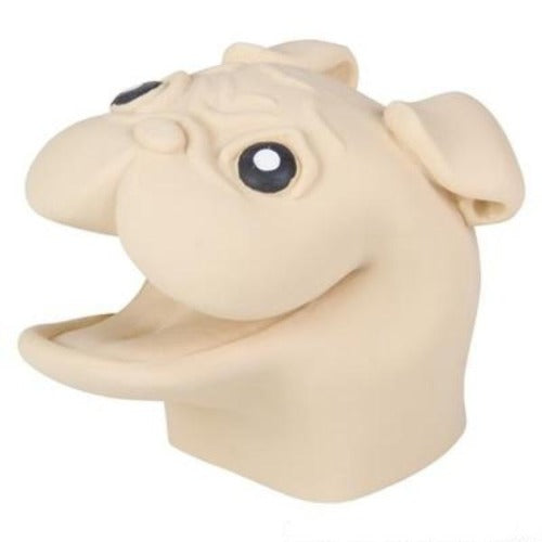 4 Pug Rubber Hand Puppet