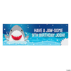 Jawsome Shark Party Custom Banner - Medium