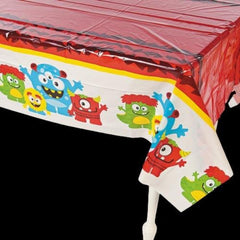 Mini Monster Plastic Tablecloth