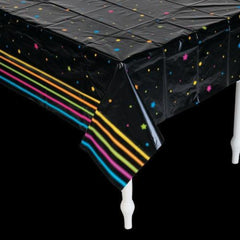 Neon Glow Party Tablecloth