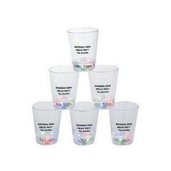 Light Up Personalized Plastic Shot Glasses