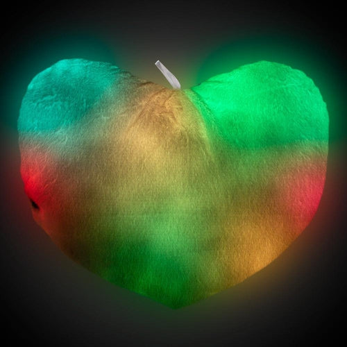 LED Light Up Heart Pillow