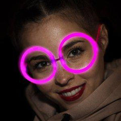 Glow Sticks Bulk 50ct Glow Eyeglasses, Glow In The Dark Rave Party