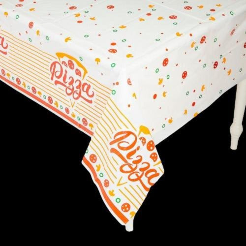 Pizza Plastic Tablecloth