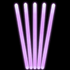 12 Inch Premium Purple Jumbo Glow Sticks - Pack of 10