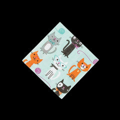 Purr-Fect Party Beverage Napkins