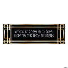 Roaring 20s Art Deco Grand Events Custom Banner - Small