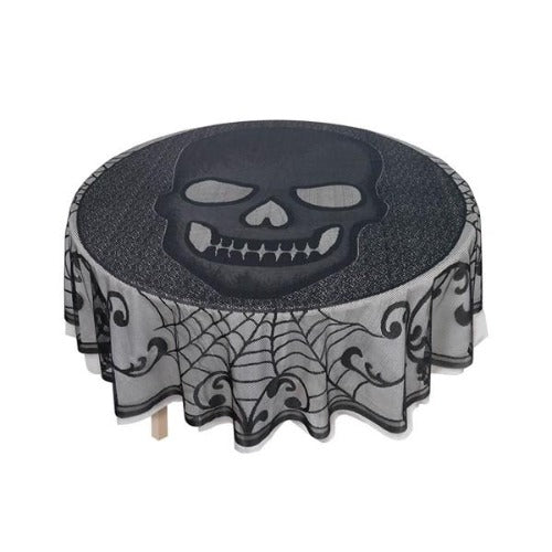 Skull Lace Table Cover