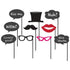 Black Tie Photo Booth Prop Kit